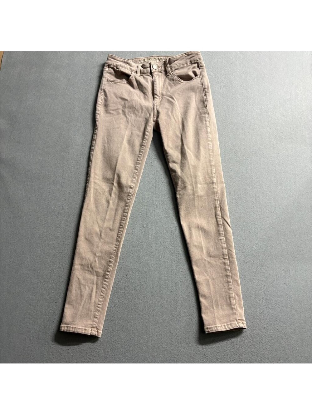 American Eagle Super Stretch X Hi-Rise Jegging Jeans Womens 4 Regular Tan Beige